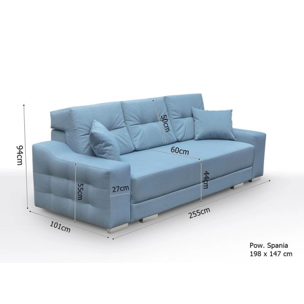 Sofa Cento - wymiary